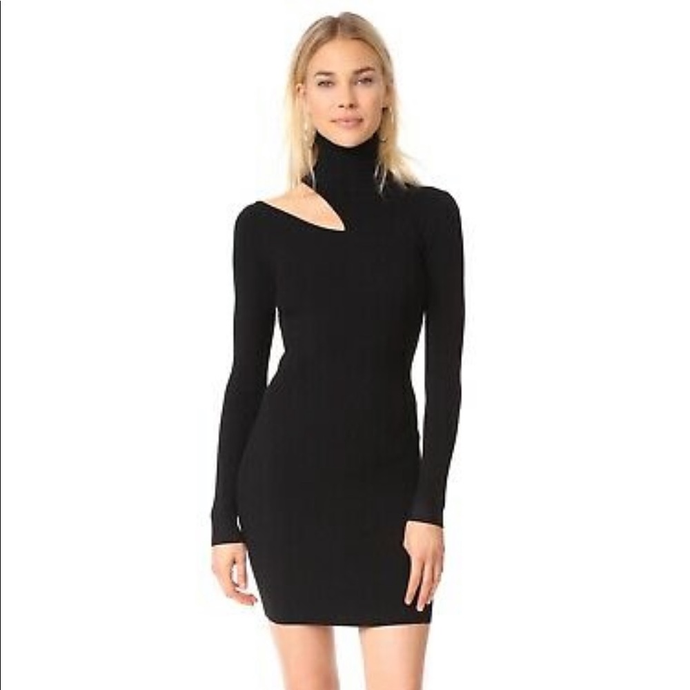 A.L.C. West Long Sleeve Shoulder Cut Out Dress